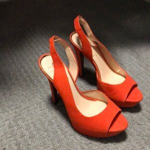 Orange heels